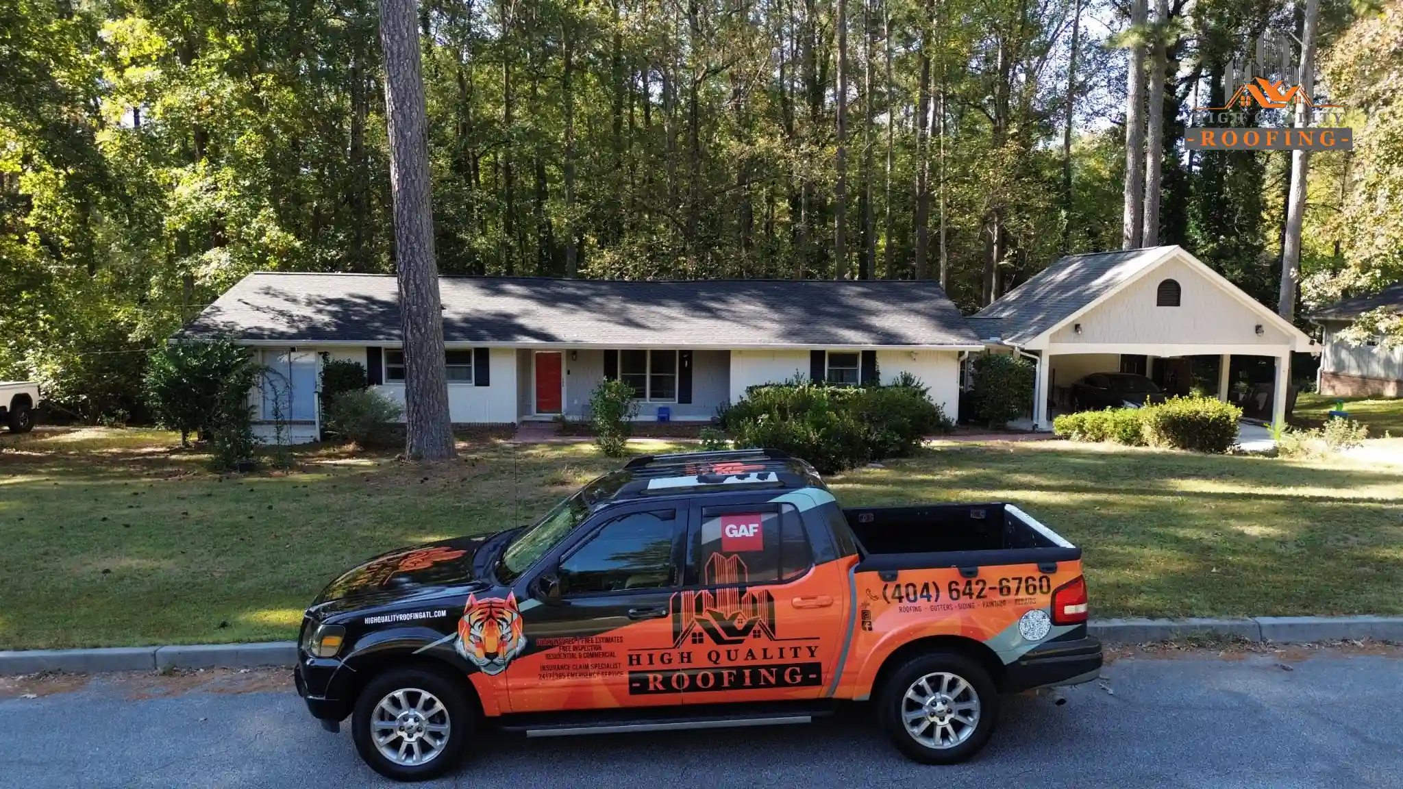 Atlanta roofing company team