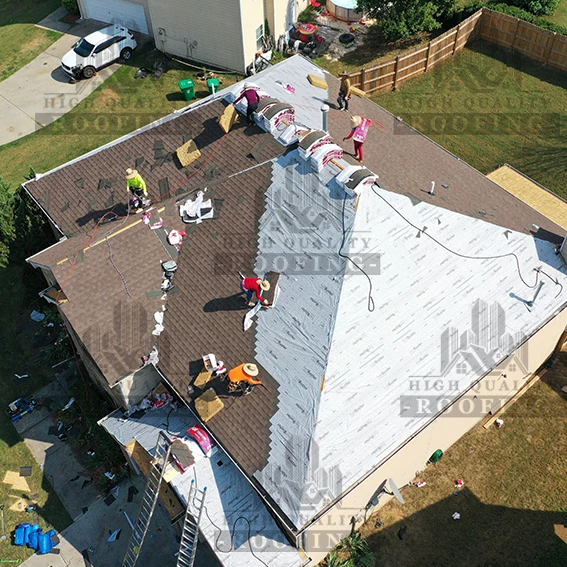 roofing before and after